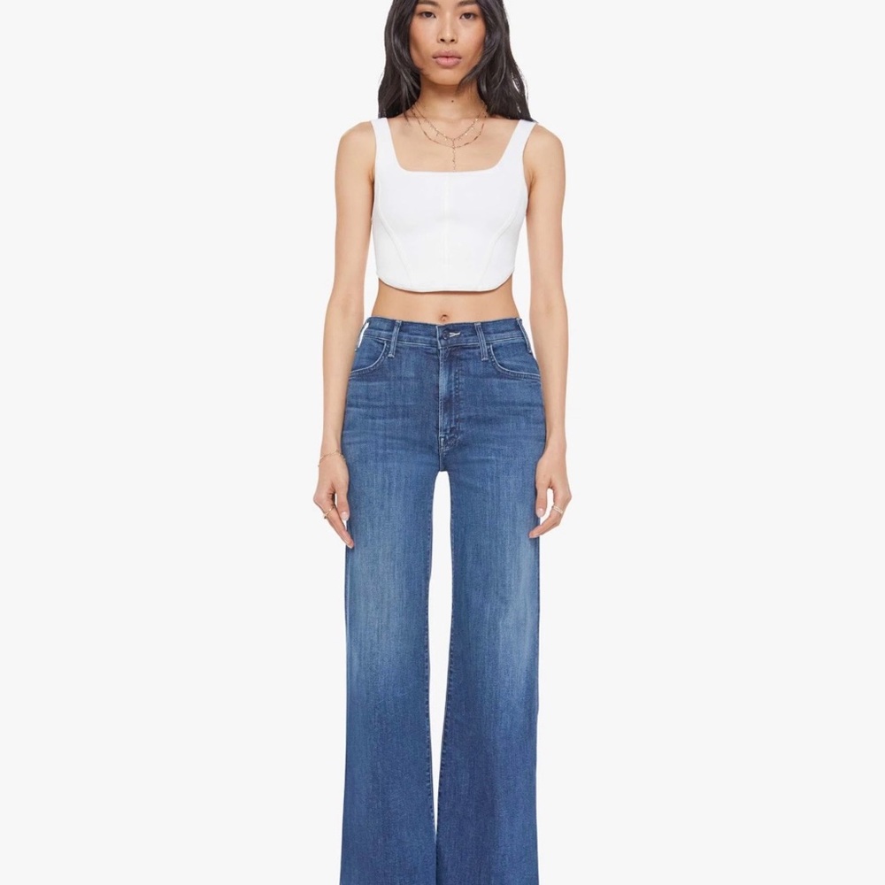 MOTHER Blue Flare Jeans